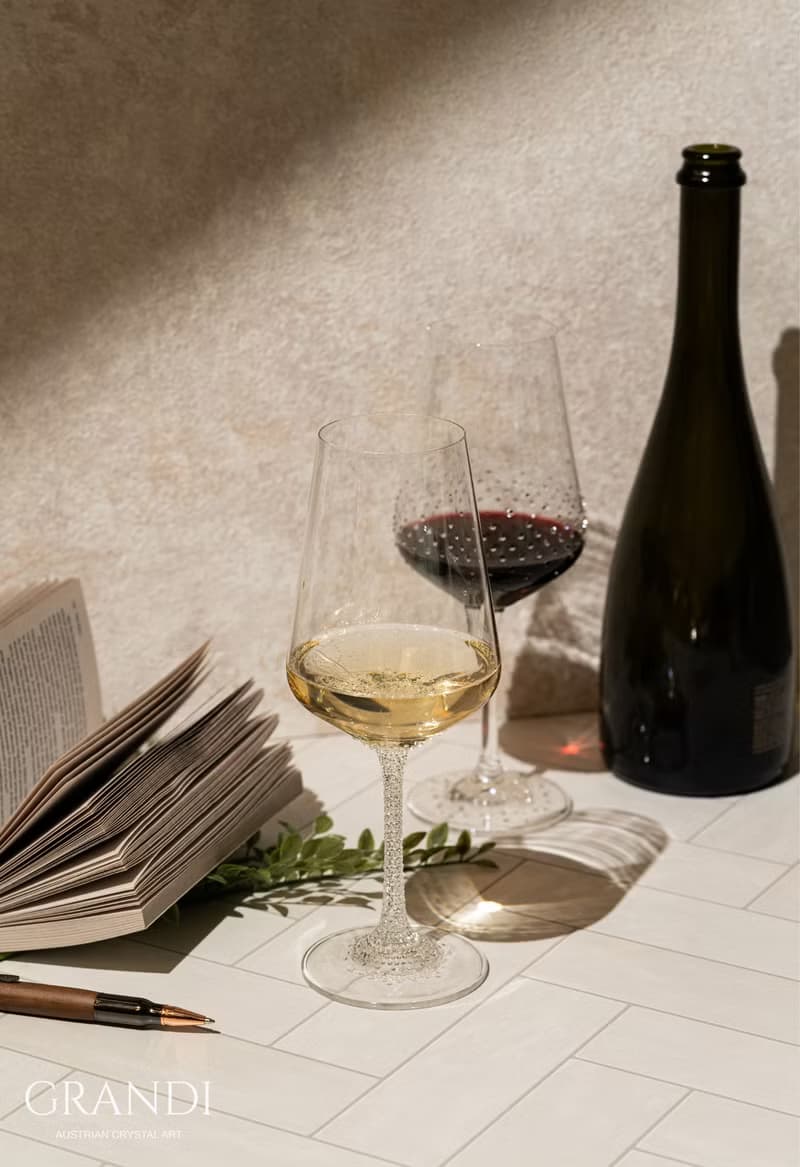 【GRANDI】奧地利 豪華仙女座 紅酒杯 施華洛世奇水鑽酒杯 玻璃杯