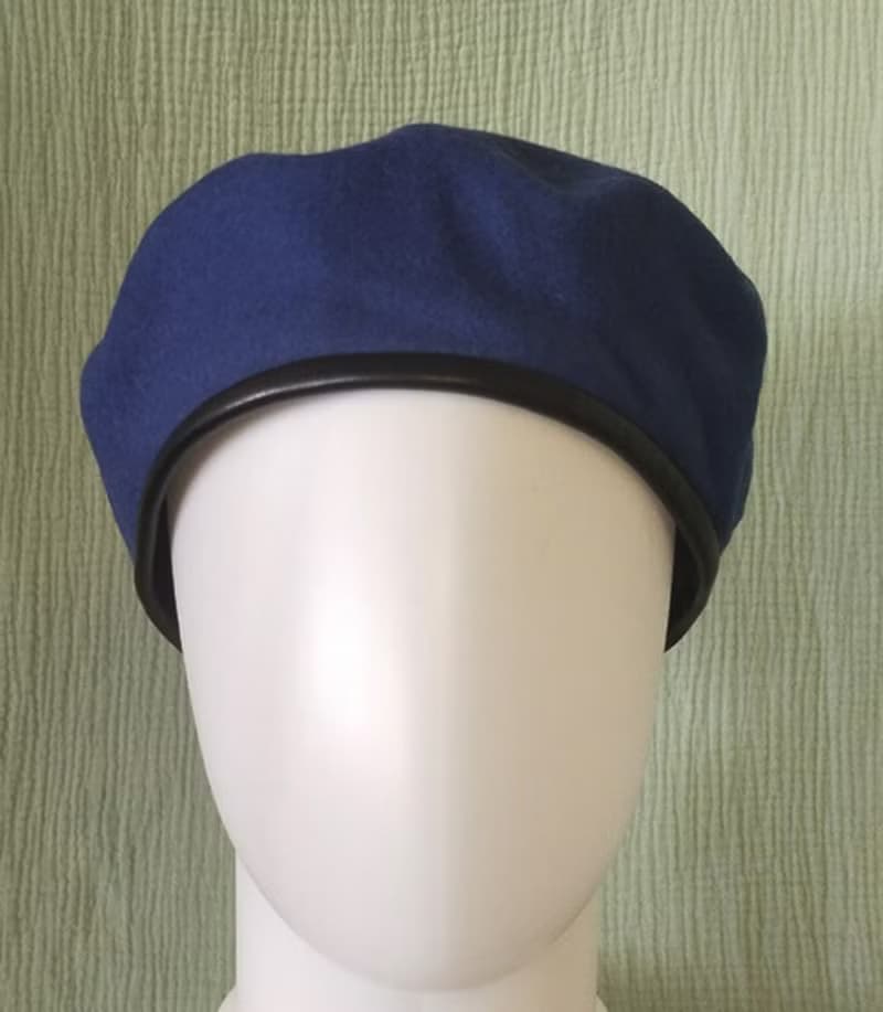 Military Spring Clothing Wool Beret Hat / Unique Military Fall Beret Hat