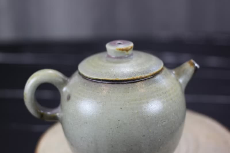 【母親節禮物】柴燒鈞窯 手拉坯茶壺 名家葉敏祥手工作品