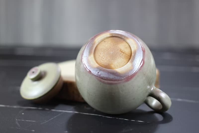 【母親節禮物】柴燒鈞窯 手拉坯茶壺 名家葉敏祥手工作品