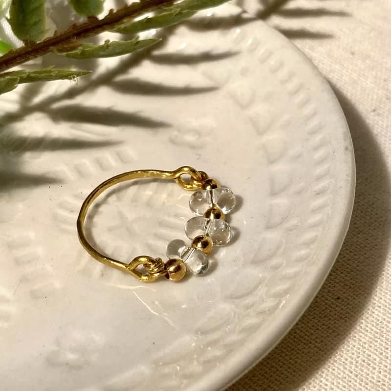 老林雜貨 | 荔枝黃銅戒指