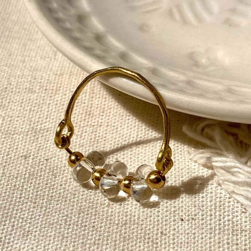 老林雜貨 | 荔枝黃銅戒指