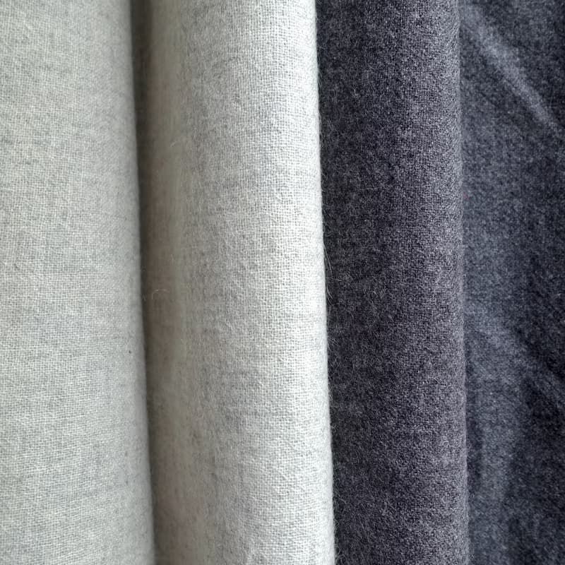 【自然而然-深灰】100% Cashmere・高密平織・原色羊絨披肩