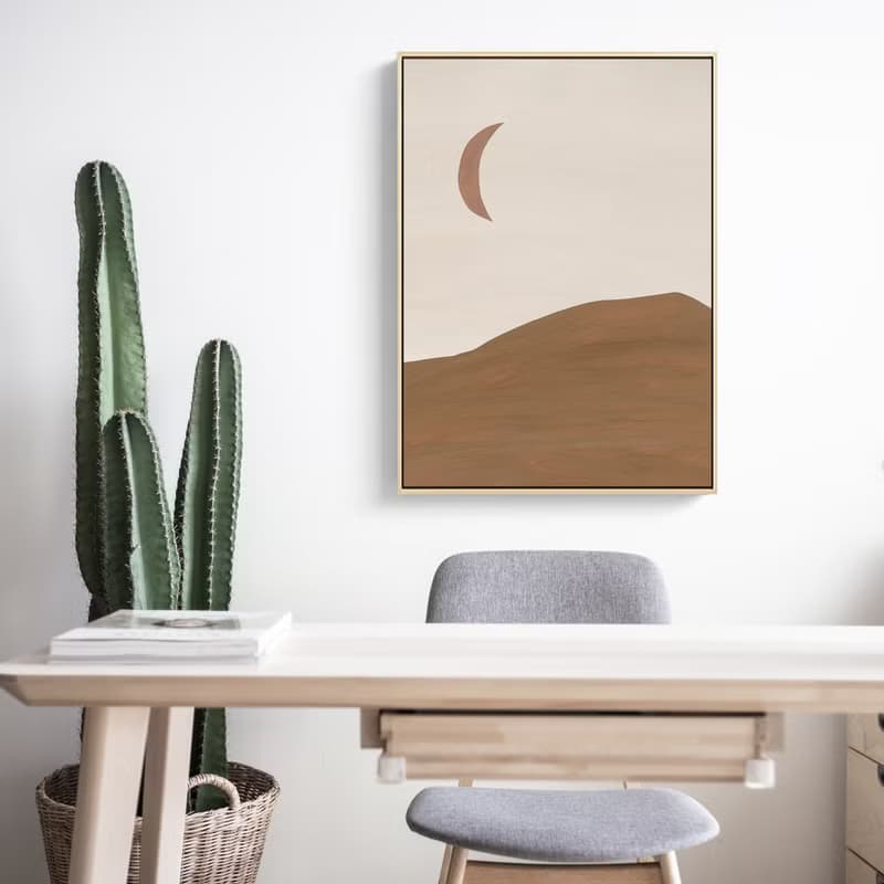 幾何 • 月 - 月亮/復古/暖色/家居/民宿/工作室/送禮/佈置/背景