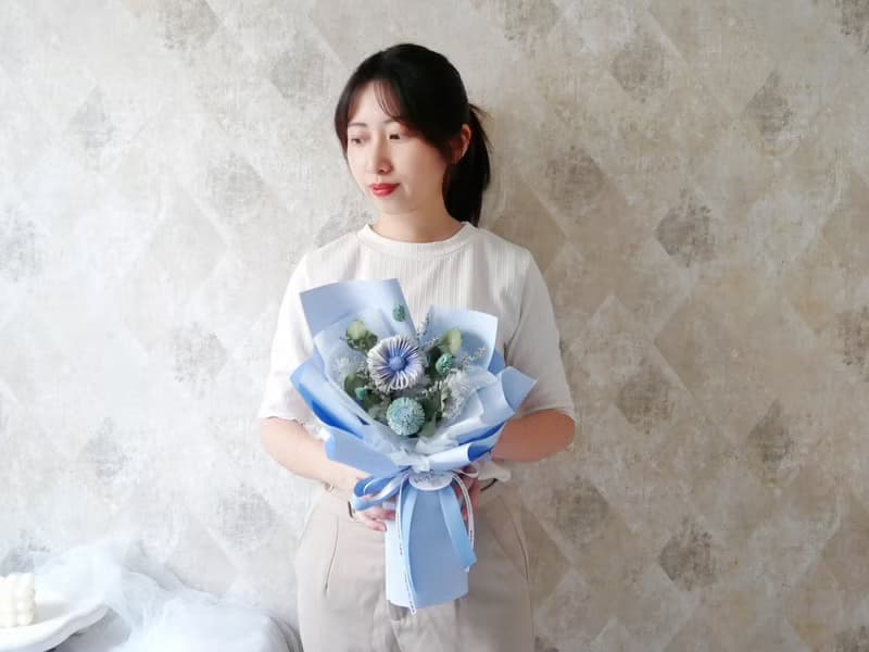 畢業季限定【經典款索拉向日葵乾燥花束4色】畢業禮物/畢業花束