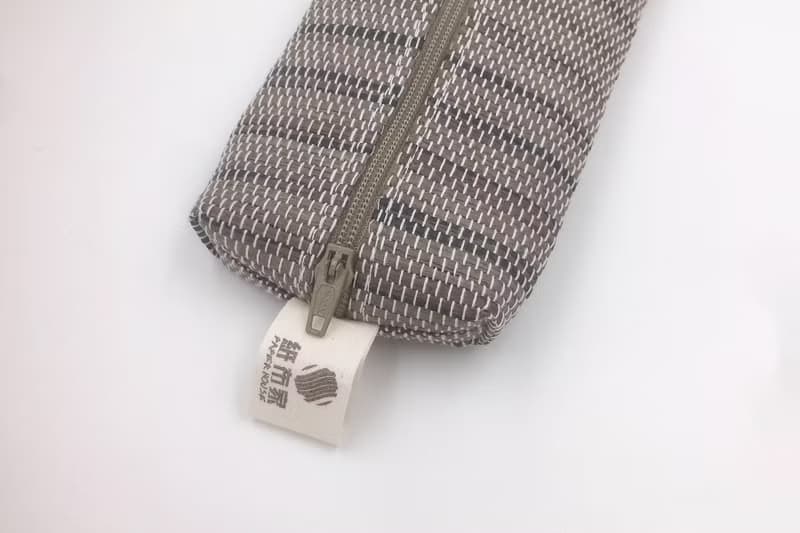 【紙布家】紙線編織 大餐具袋 波紋灰