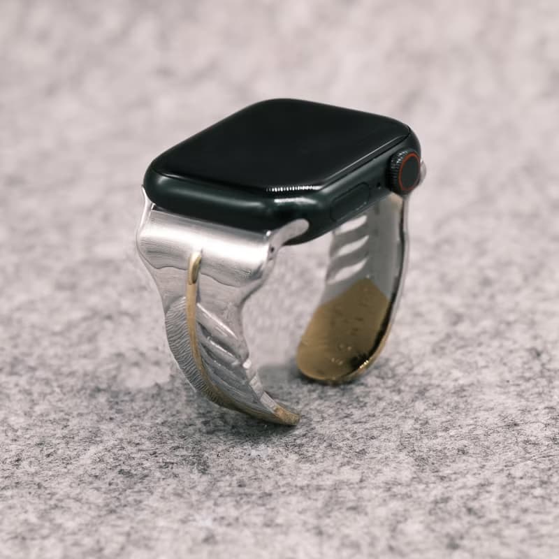 【時尚飾物】SOULITE 蘋果手錶手鐲 Feather Gold Tip