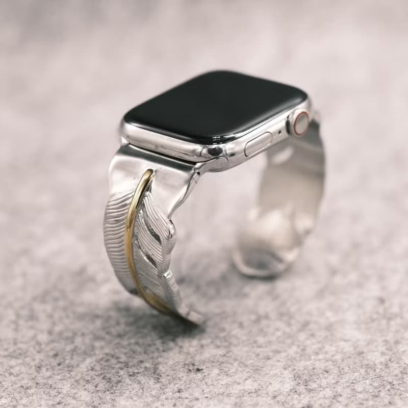 【時尚飾物】SOULITE 蘋果手錶手鐲 Feather Gold Tip