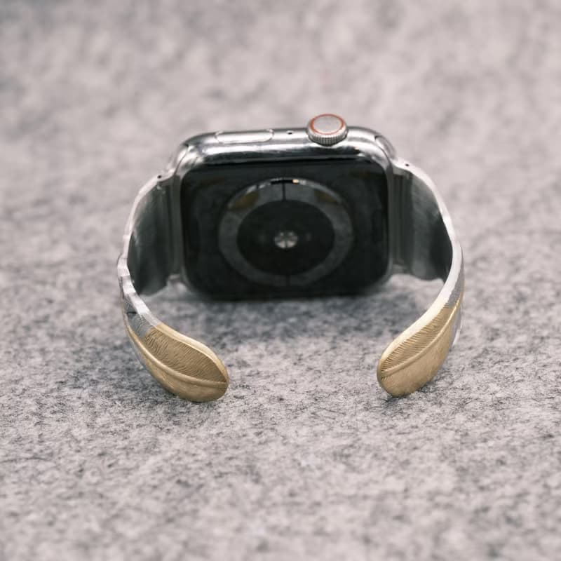 【時尚飾物】SOULITE 蘋果手錶手鐲 Feather Gold Tip