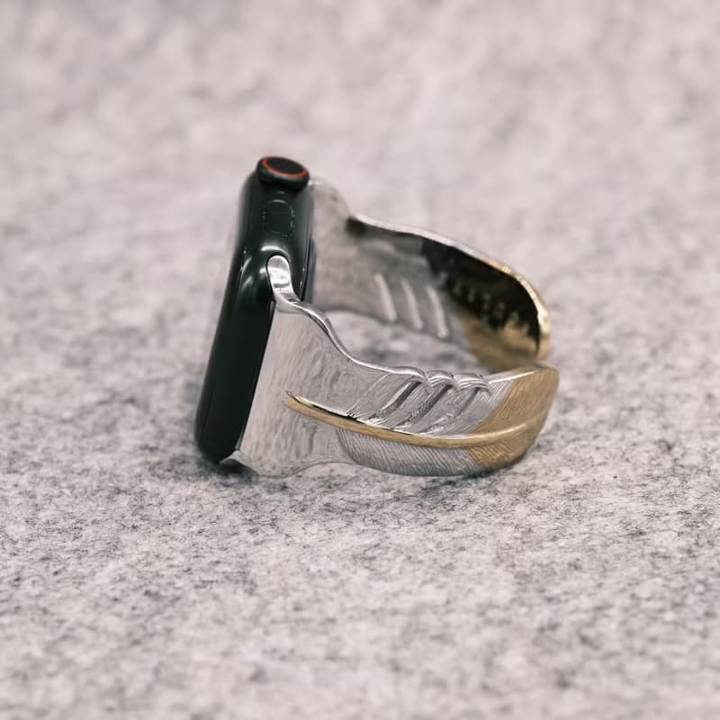 【時尚飾物】SOULITE 蘋果手錶手鐲 Feather Gold Tip