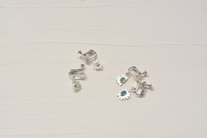 MEACHA - 手工半寶石純銀耳環