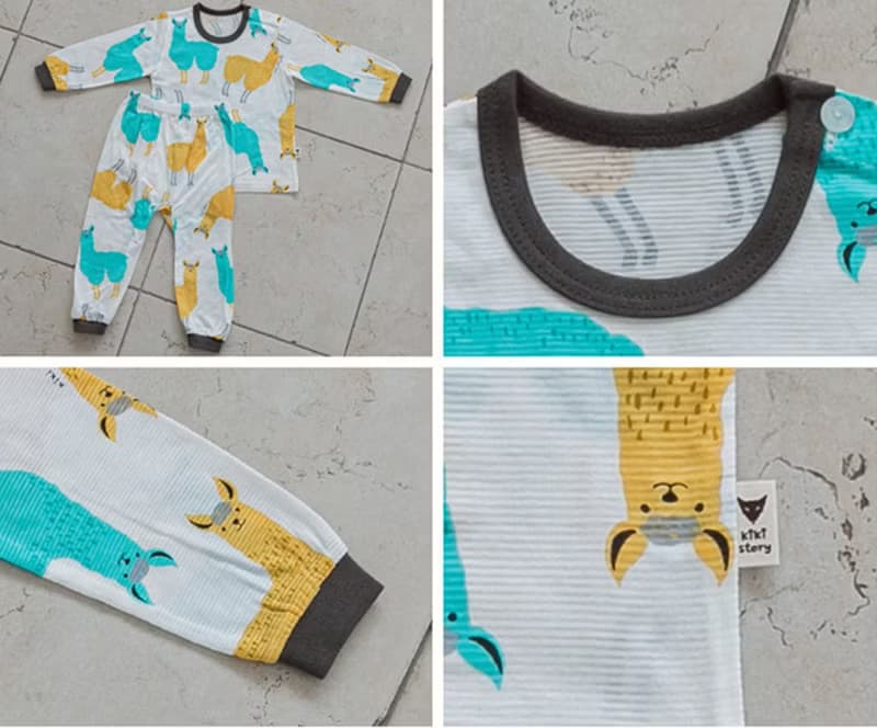 草泥馬日常-輕透空氣衣長袖韓國童裝-K15309