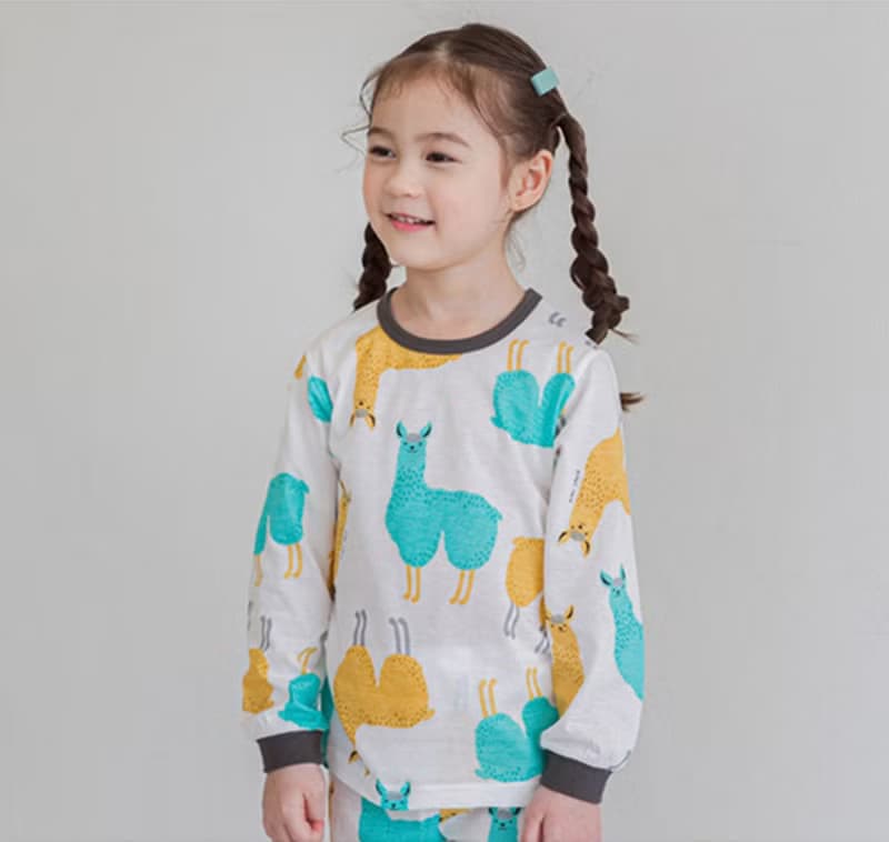 草泥馬日常-輕透空氣衣長袖韓國童裝-K15309