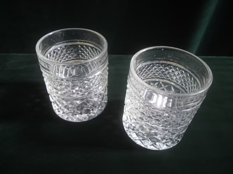 【老時光 OLD-TIME】早期台灣製玻璃杯組(一組兩杯)