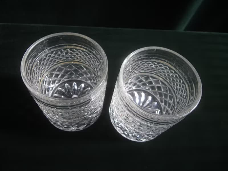 【老時光 OLD-TIME】早期台灣製玻璃杯組(一組兩杯)