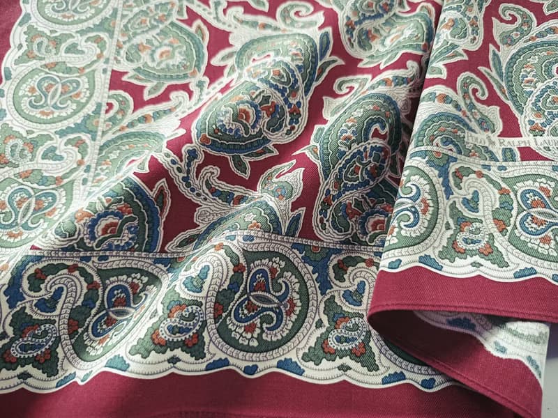 Polo Ralph Lauren Vintage Handkerchief Motif Paisley Floral 20.5 x 20.5 inches