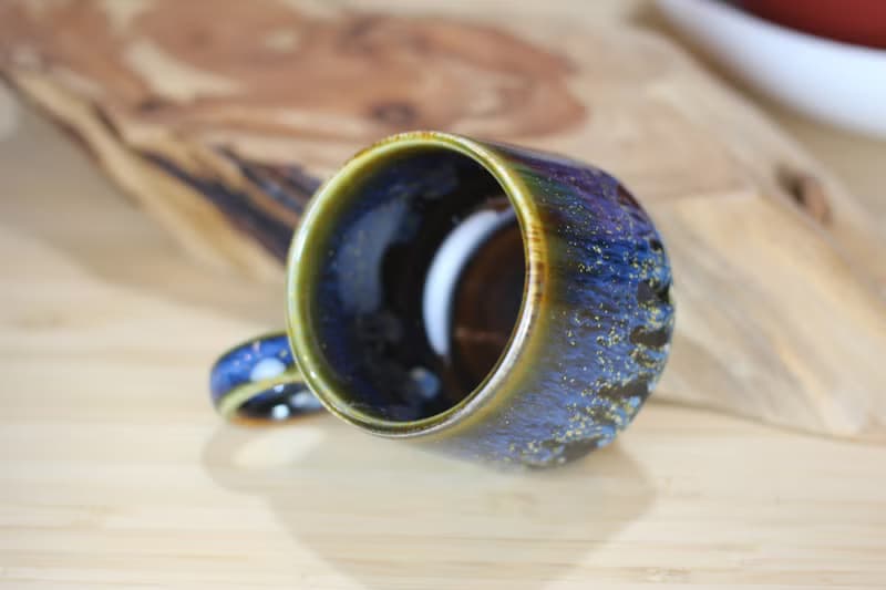 【送禮好物】80ml 螢火蟲 天目流釉 小緣杯 咖啡分享杯 鶯歌製