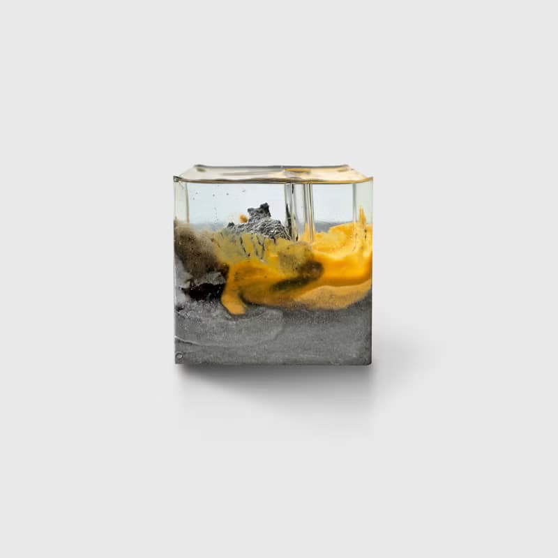 海洋方塊 I 擴香石 I 手工製造 I 擴香石 I 樹脂 I 黃色