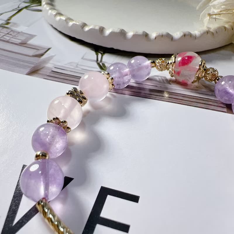 櫻花雨 | 薰衣草紫晶 | 粉水晶 | 改善人際關係