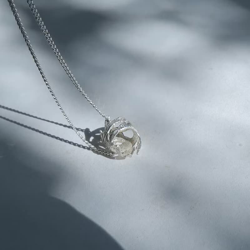 森林系 925純銀 輕銀葉雪 簍空 項鍊 短鍊 長鍊 免費送禮包裝