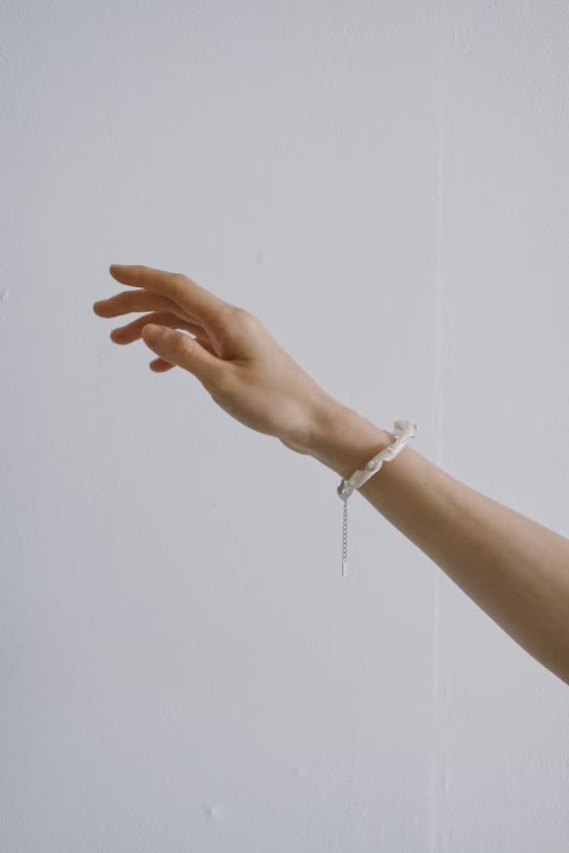 2023彩帶手鍊\有延長鍊 日系 透明感 珍珠 樹脂 珍珠 可愛手鍊