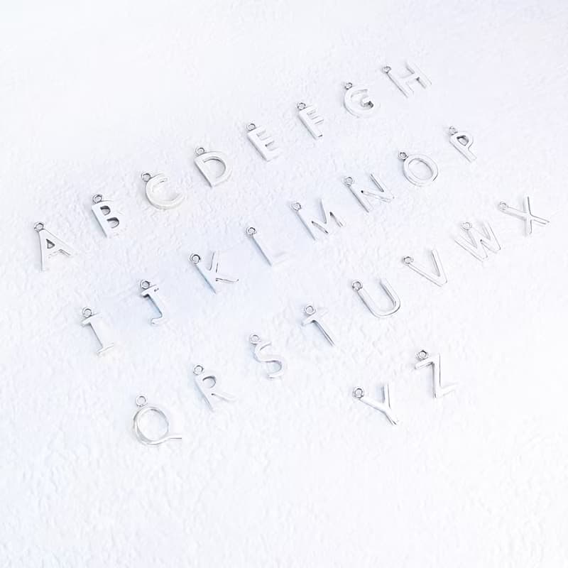 【預購單墬】字母墬子 1個字母 純銀墬子(不含鍊)