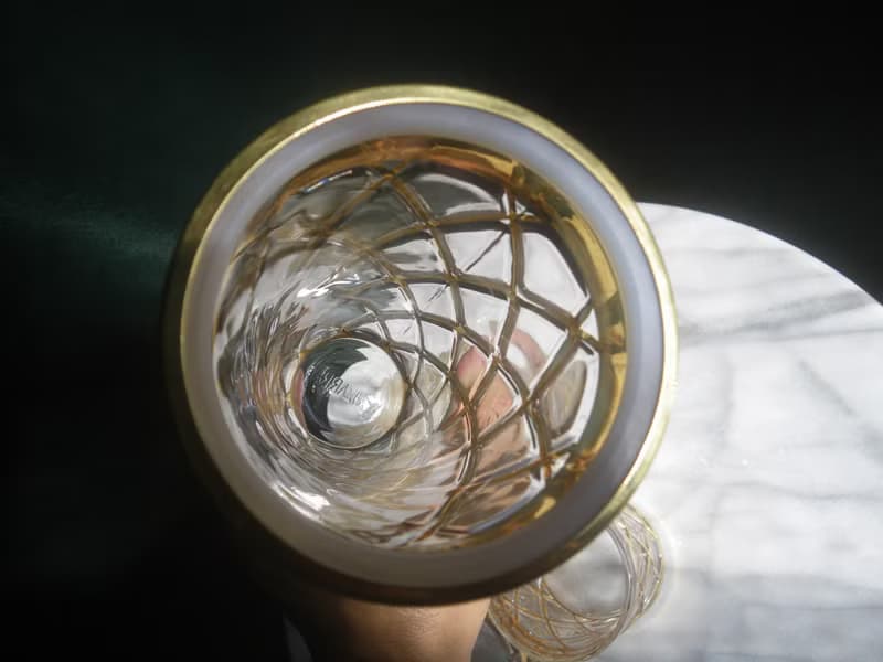 【老時光 OLD-TIME】早期二手美國ALTUZARRA厚重玻璃描金雪克杯組