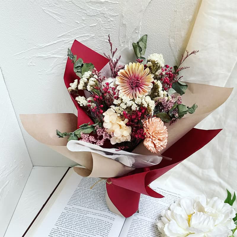 【畢業花束】我要選擇我喜歡的|畢業花束乾燥花|畢業花|向日葵