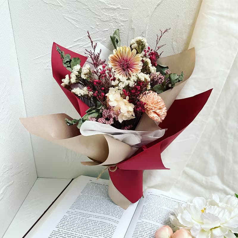 【畢業花束】我要選擇我喜歡的|畢業花束乾燥花|畢業花|向日葵