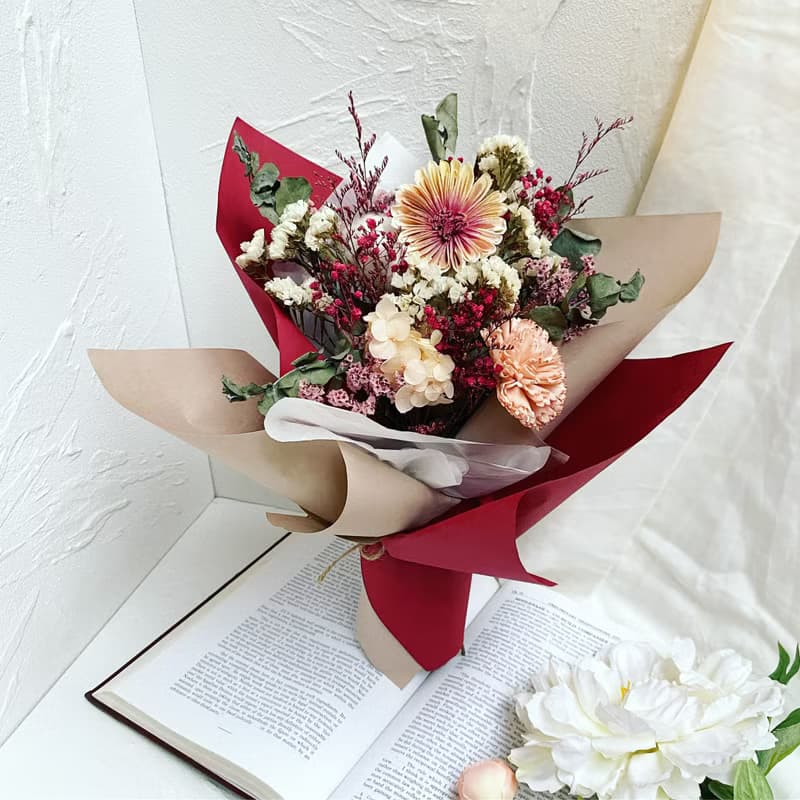 【畢業花束】我要選擇我喜歡的|畢業花束乾燥花|畢業花|向日葵