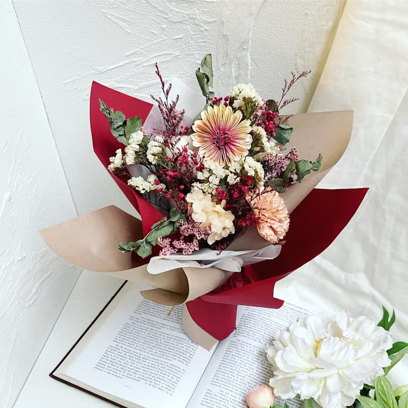 【畢業花束】我要選擇我喜歡的|畢業花束乾燥花|畢業花|向日葵