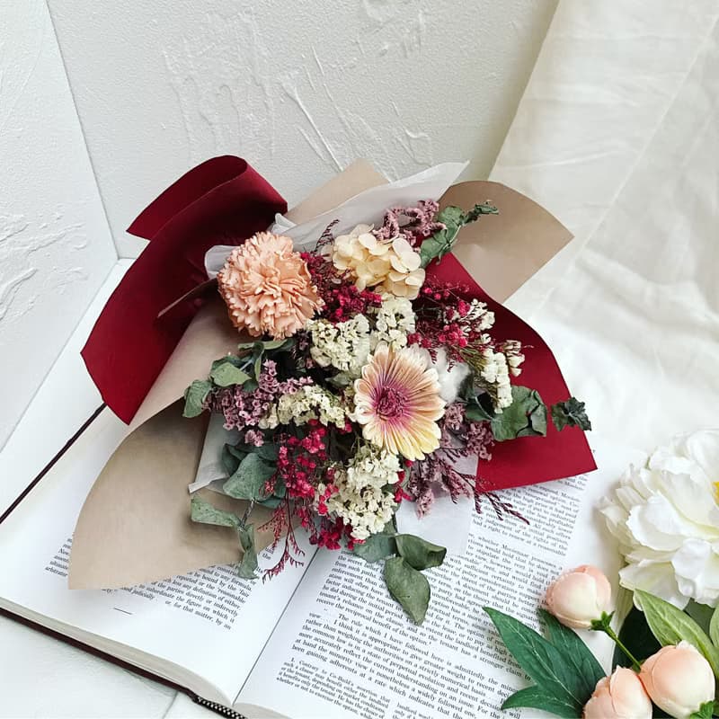 【畢業花束】我要選擇我喜歡的|畢業花束乾燥花|畢業花|向日葵