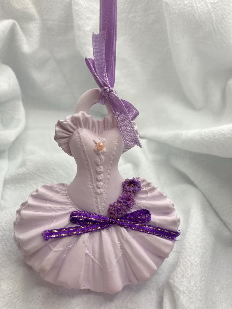 手作 擴香石掛飾 喜樂的裙擺-簡約款