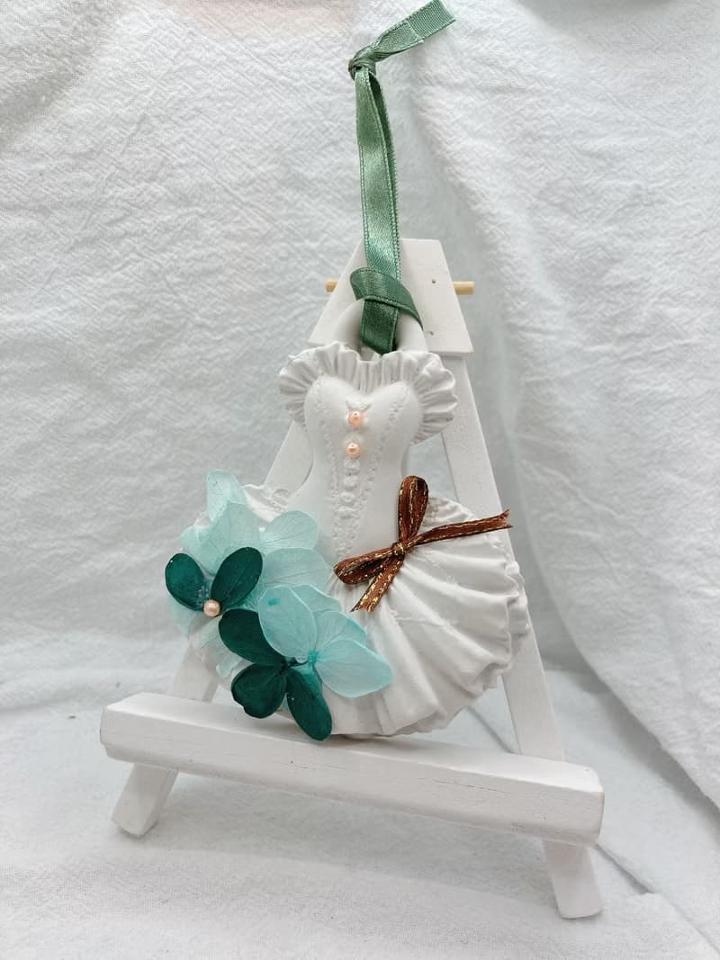 手作 擴香石掛飾 喜樂的裙擺-簡約款