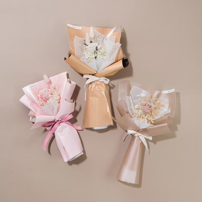 只有唯一單朵永生玫瑰 情人節花束 求婚花束 畢業花束 告白花束