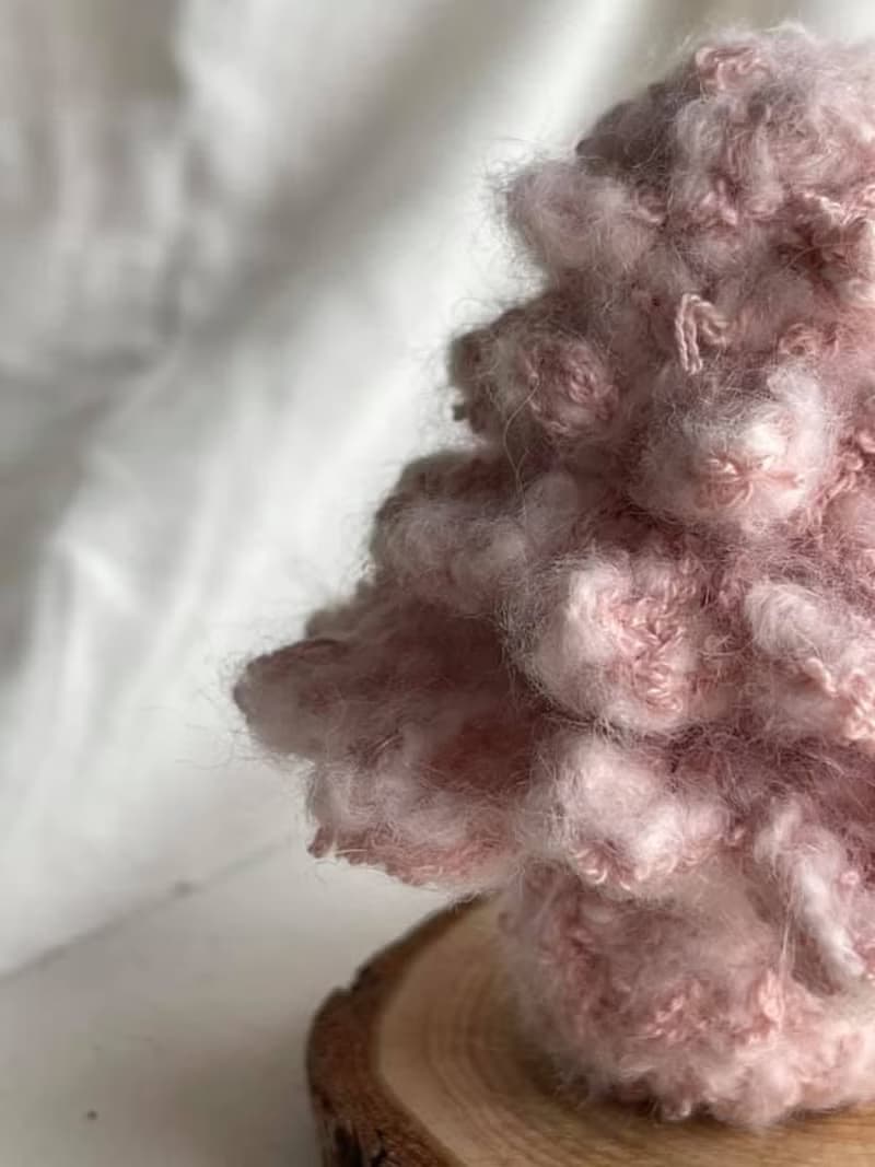 Knitting 聖誕禮物 聖誕樹 - 初雪之粉色耶誕