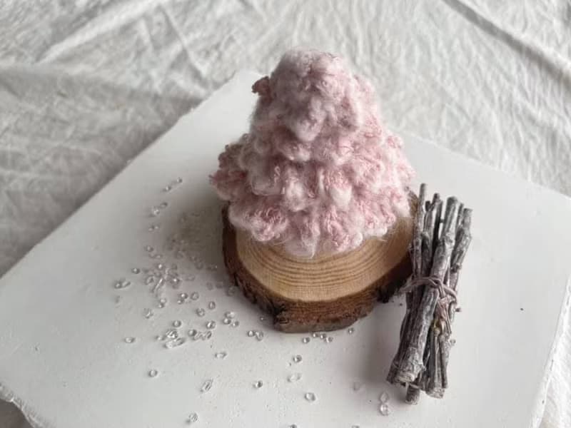 Knitting 聖誕禮物 聖誕樹 - 初雪之粉色耶誕