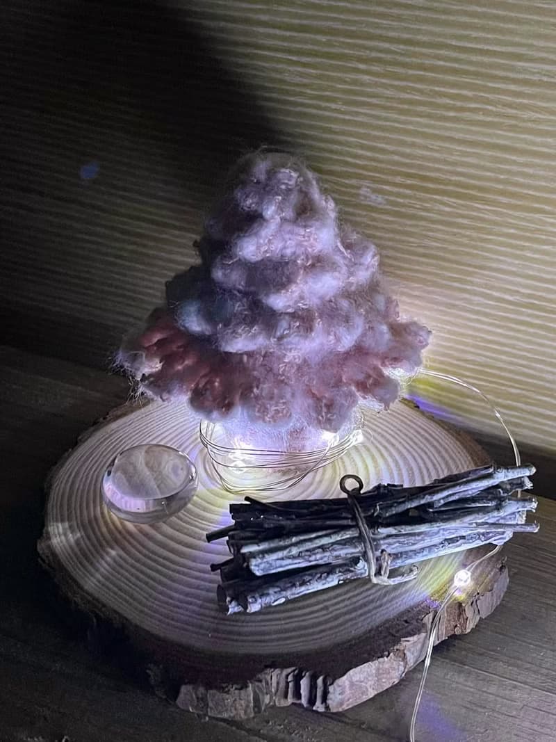 Knitting 聖誕禮物 聖誕樹 - 初雪之粉色耶誕