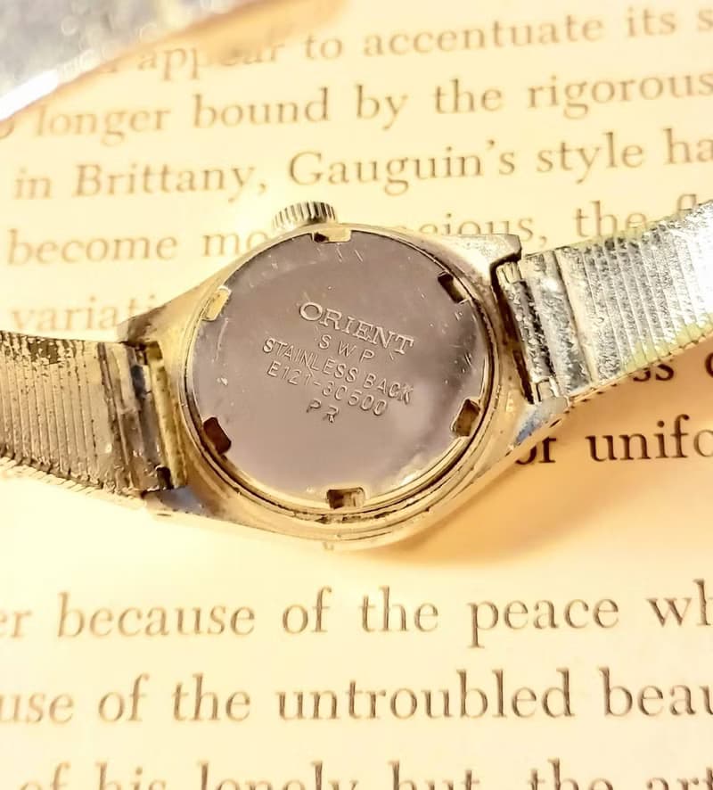 1970's 翡翠綠 日本 東方 Orient 21石 自動上鍊 女用古董錶