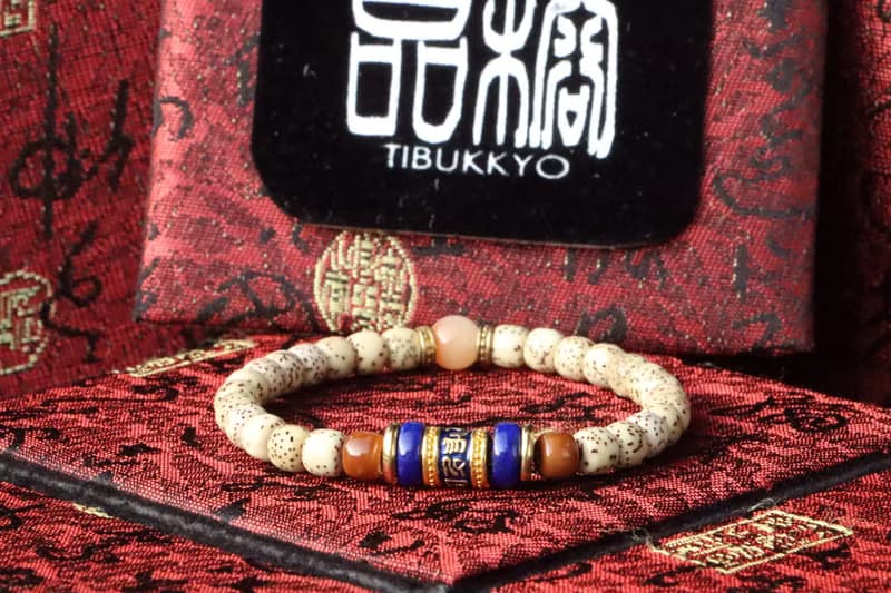 精品星月菩提子 5x6mm桶珠 景泰藍六字箴言隔珠 佛珠 念珠 手鍊