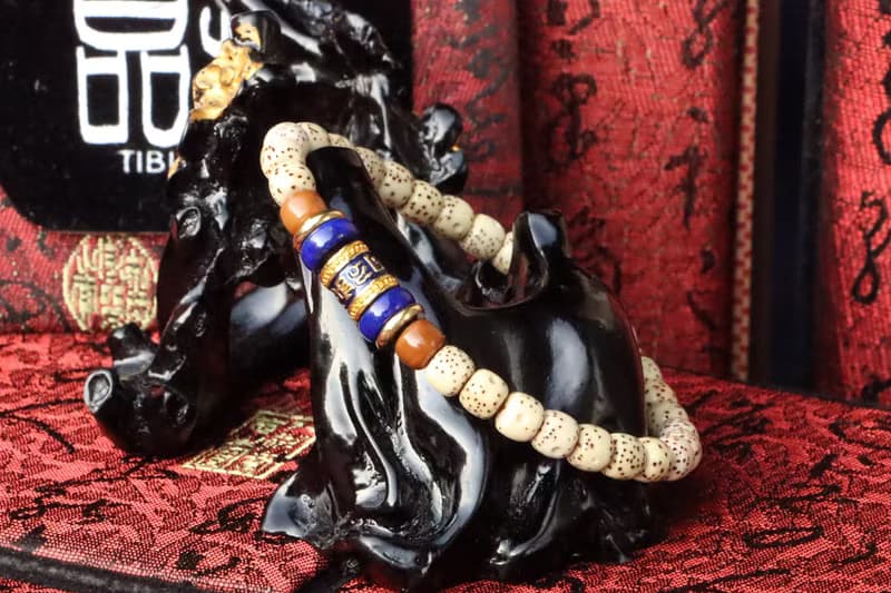 精品星月菩提子 5x6mm桶珠 景泰藍六字箴言隔珠 佛珠 念珠 手鍊