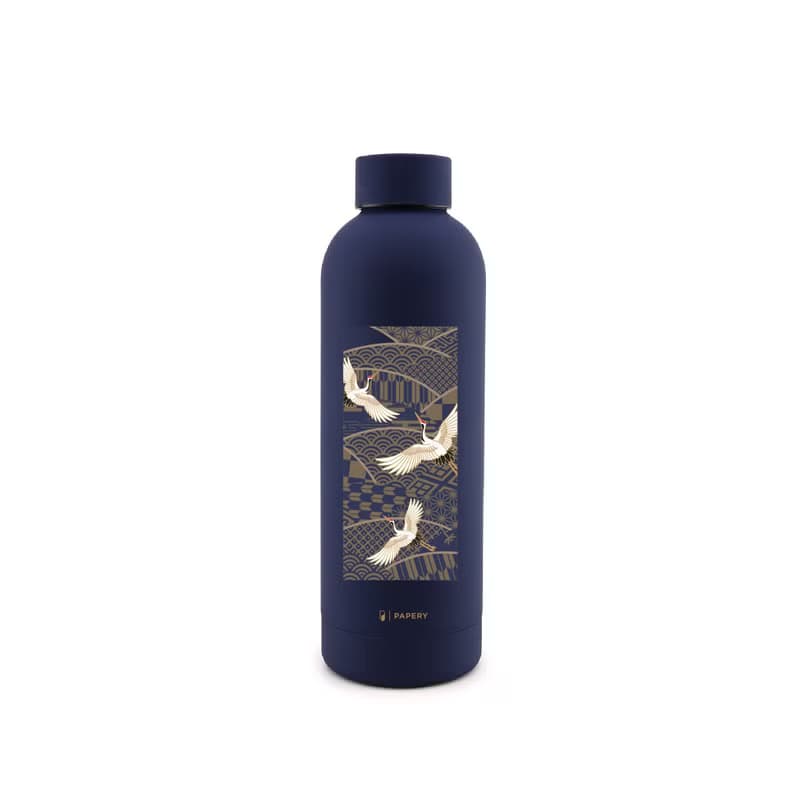冷熱保溫瓶 隨行杯-日本-千鶴 (500ml)