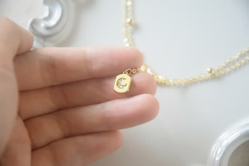月之森 - 14k鍍金疊鏈 項鍊 氣質 優雅 復古 浪漫 葉子 希臘風