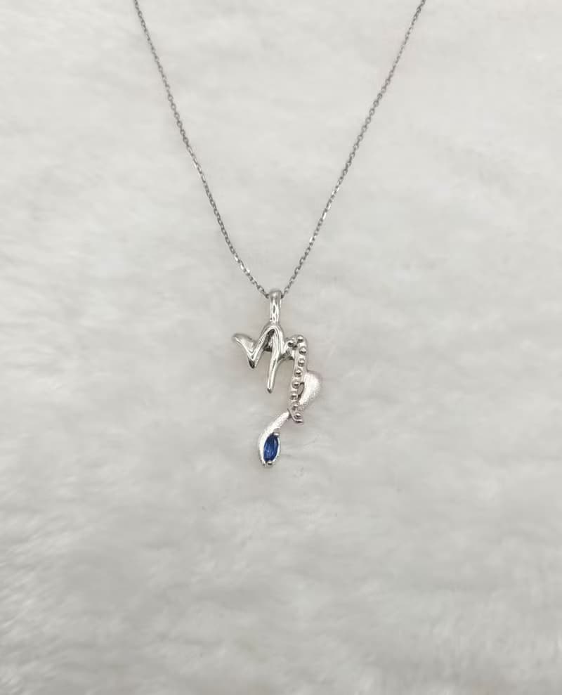 處女座項鍊 / 925純銀項鍊 / 純手工製作