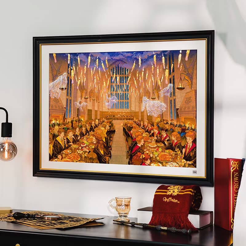 TOi 圖益 哈利波特系列-【霍格華茲大禮堂】1000片拼圖IP插畫桌遊