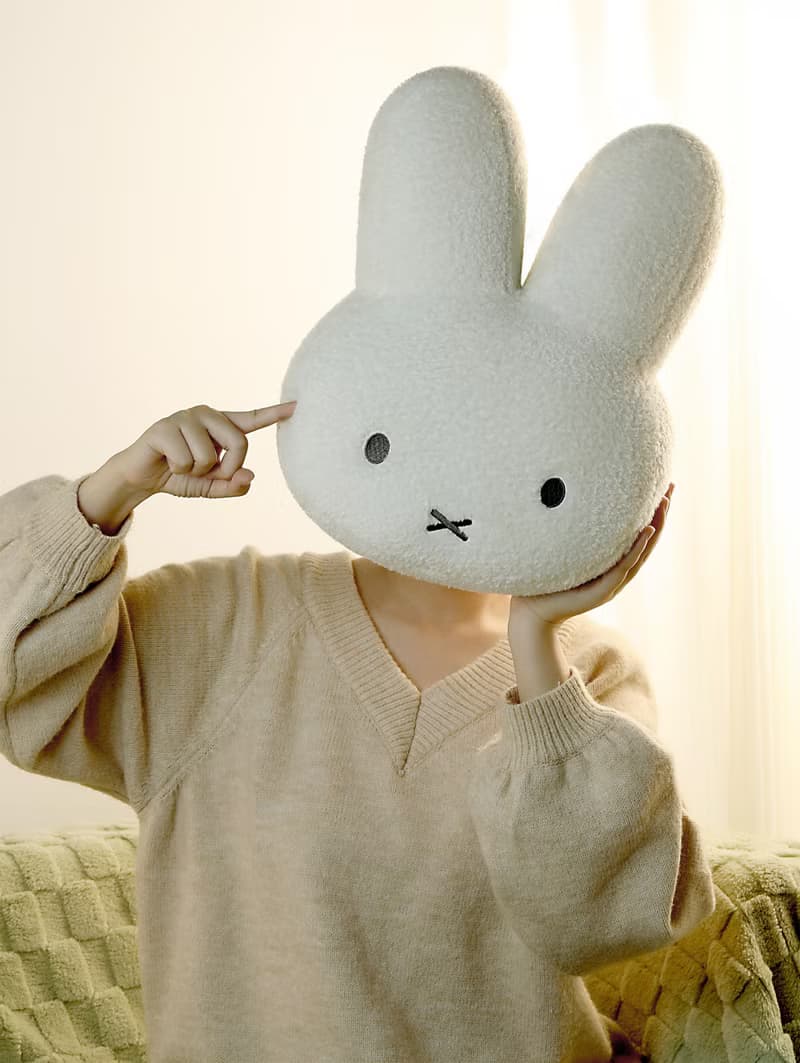 VIPO X Miffy 米菲大頭抱枕 40cm (白色)