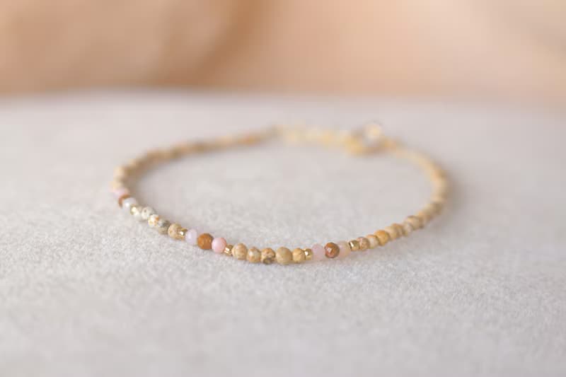 手鍊 粉紅澳寶 彼得石 - 美好的早晨 -