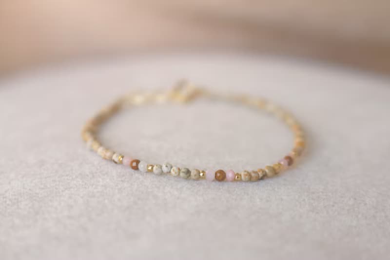 手鍊 粉紅澳寶 彼得石 - 美好的早晨 -