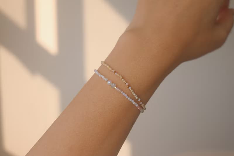 手鍊 粉紅澳寶 彼得石 - 美好的早晨 -