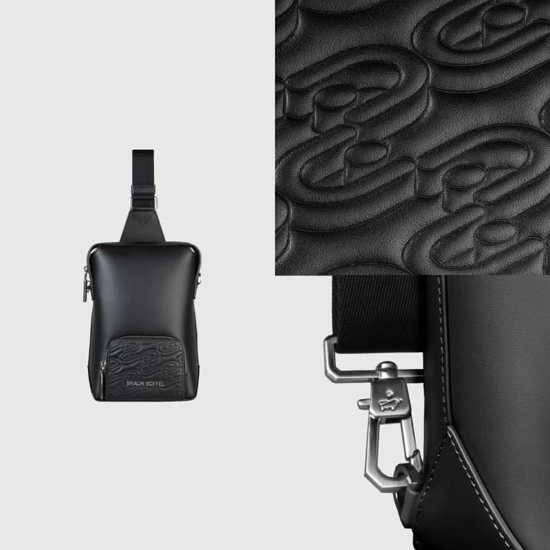 【免費升級送禮包裝】諾瓦 胸包-黑/BF550-22-BK